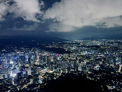 现代城市背景