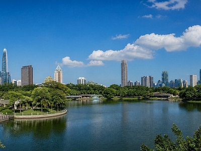 现代城市背景