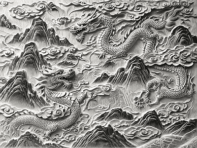其他黑白凹凸