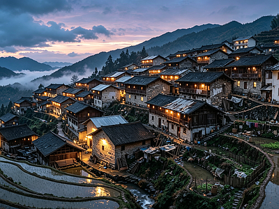 其它HDR 乡村 村落