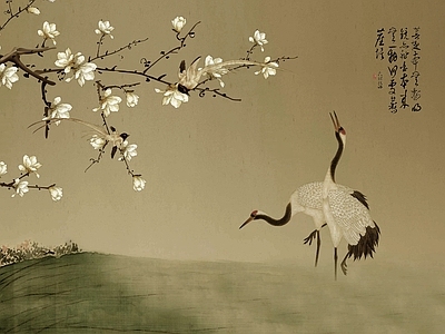 中式花鸟壁纸