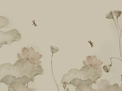 中式植物壁纸