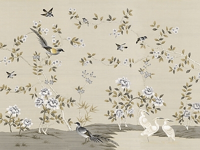 中式花鸟壁纸