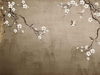 中式花鸟壁纸