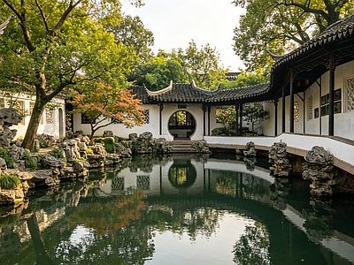 小区HDR 苏州园林
