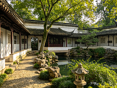 小区HDR 苏州园林