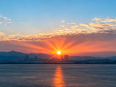 户外HDR 夕阳