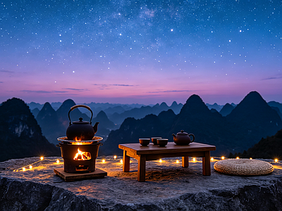 户外HDR 围炉煮茶