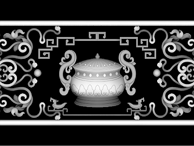 其他黑白凹凸 精雕图雕刻图