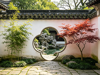 小区HDR 庭院