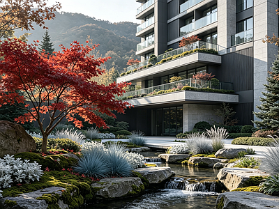 小区HDR 四代建筑