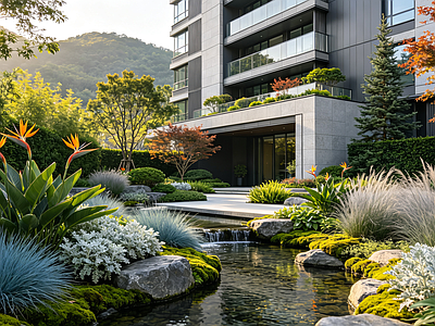 小区HDR 四代建筑