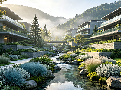 小区HDR 四代建筑