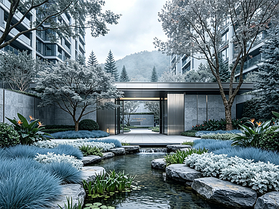 小区HDR 四代建筑