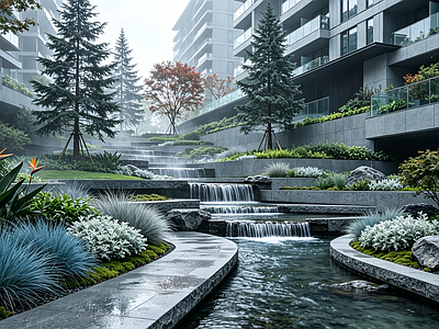 小区HDR 四代建筑