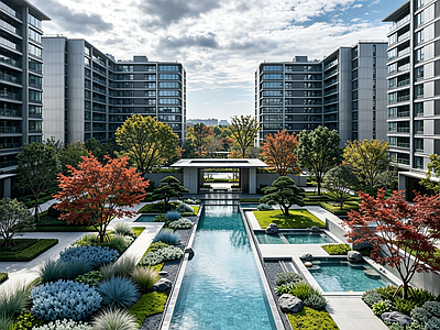 小区HDR 四代建筑