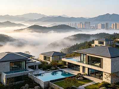 户外HDR 别墅