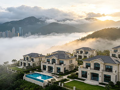 户外HDR 别墅