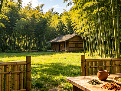 户外HDR 小院 竹篱小院 隐居