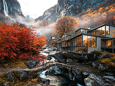 户外HDR 石屋民宿