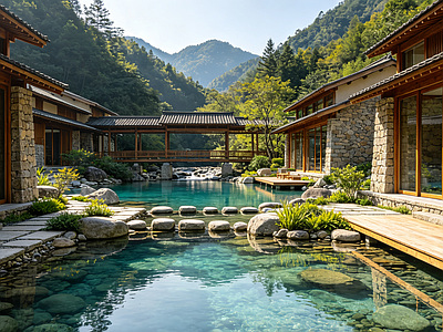 户外HDR 临溪木石民宿