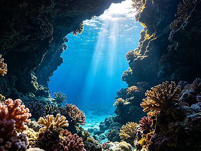 户外HDR 海底 海洋 海洋世界 深海 珊瑚