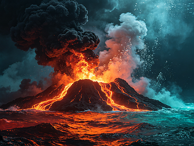 户外HDR 火山