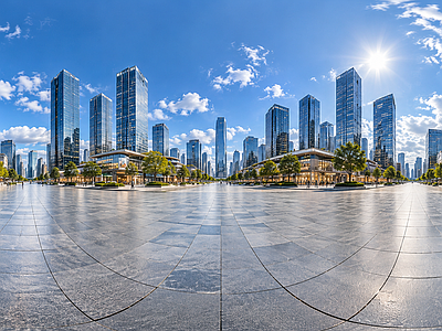 现代城市HDR