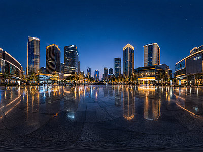 现代城市HDR