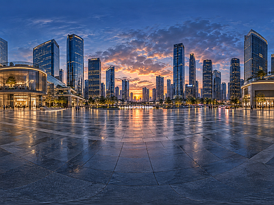 现代城市HDR