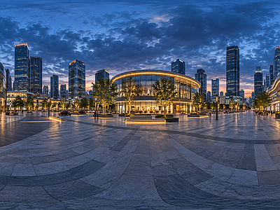 现代城市HDR