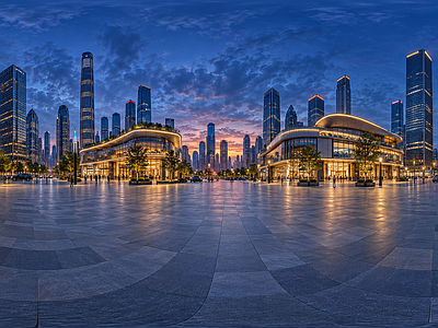 现代城市HDR