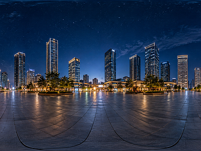 现代城市HDR