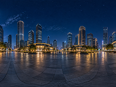 现代城市HDR