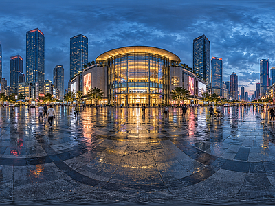 现代城市HDR