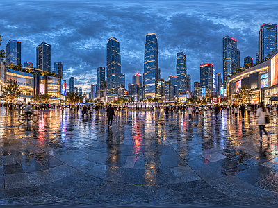 现代城市HDR