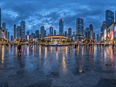 现代城市HDR