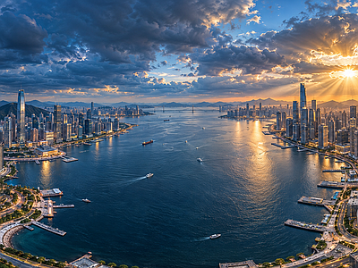 现代城市HDR