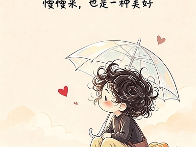其他挂画 治愈系人物