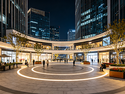 户外HDR 步行街