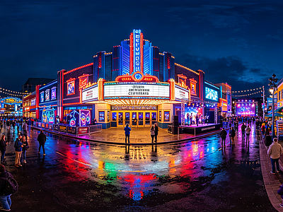 户外HDR 步行街
