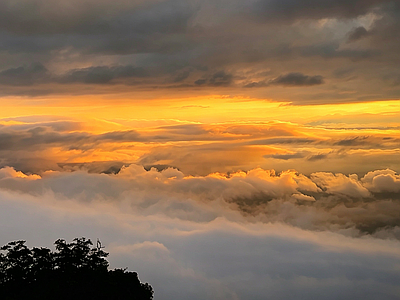 户外HDR 日出