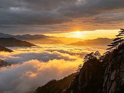 户外HDR 日出