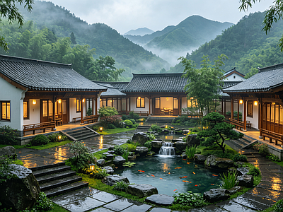 户外HDR 民宿