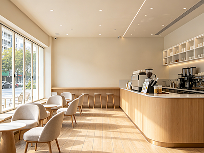 室内HDR 奶茶店
