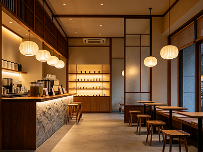 室内HDR 奶茶店