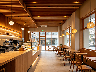 室内HDR 奶茶店