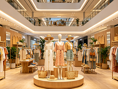 室内HDR 服装店