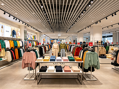 室内HDR 服装店