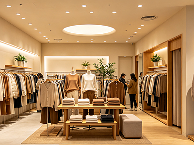 室内HDR 服装店